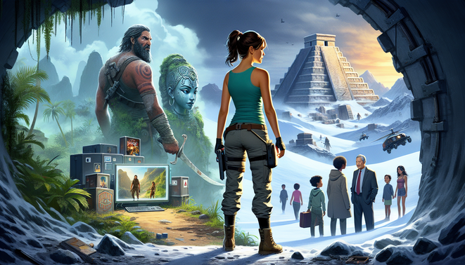 Update Adaptasi Game: Sophie Turner Lara Croft, God of War Amazon, Fallout Shelter Reality Show, Bundle Humble PC