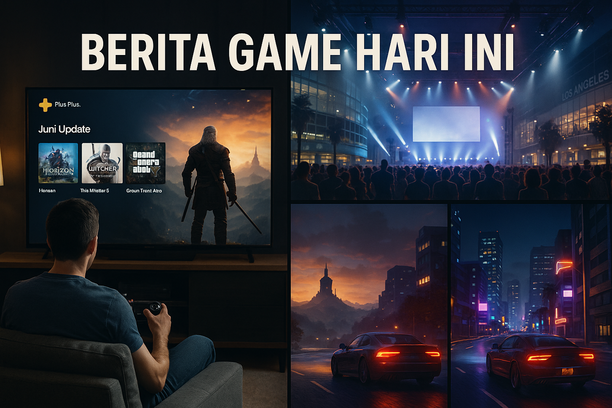 Berita Game Hari Ini: PS Plus Juni 2026, Rumor Witcher 3, Update GTA 6, & Info IGN Live